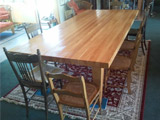 "Thought you might be interested in the table that you made the top for - 2.8m x 1.3m. Your timber also for the legs and frame. Looks great."<br>- Kirk Williams