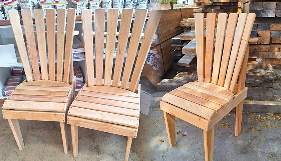 Macrocarpa Upright Chairs