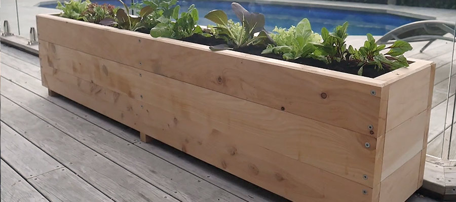 Timber Patio Planter