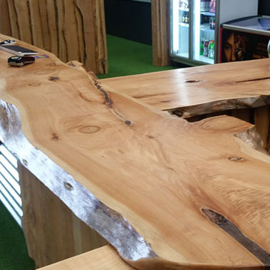 Macrocarpa slabs